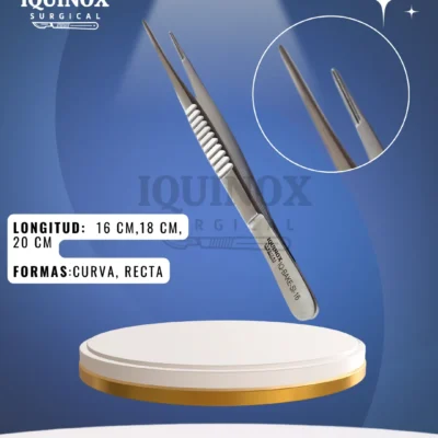 Pinza disección de Bakey 2 mm por 150 mm / 16 cm