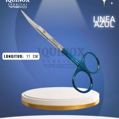 Tijera Iris Curva aserrada 11 cm