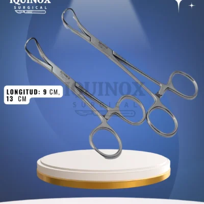 Pinza de Backhausk 9 cm, 13 cm