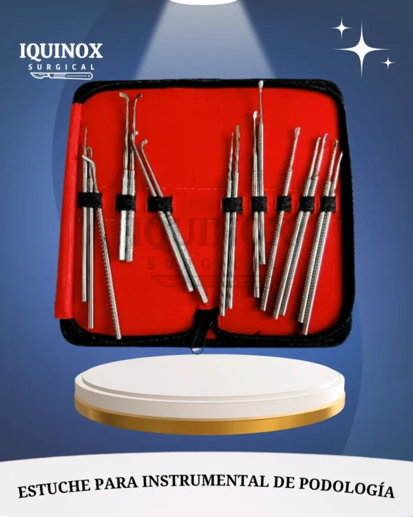 Estuche para instrumental de podología