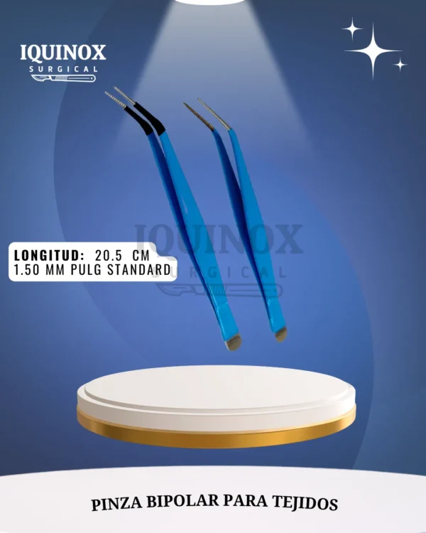 Pinza Bipolar para tejidos 20,5 cm 1.5 mm